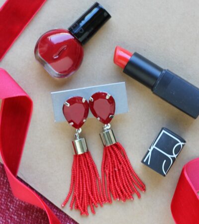 DIY Beaded Tassel Earrings