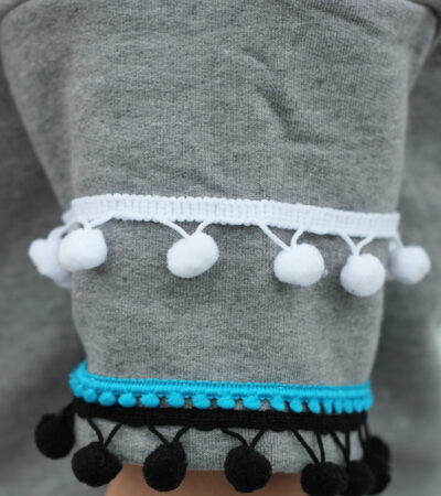 DIY Pom-Pom Sweatshirt