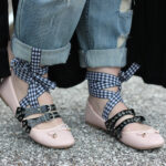 DIY Discount: Miu Miu Lace-Up Ballet Flats