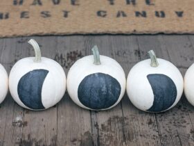 DIY Moon Phase Pumpkins